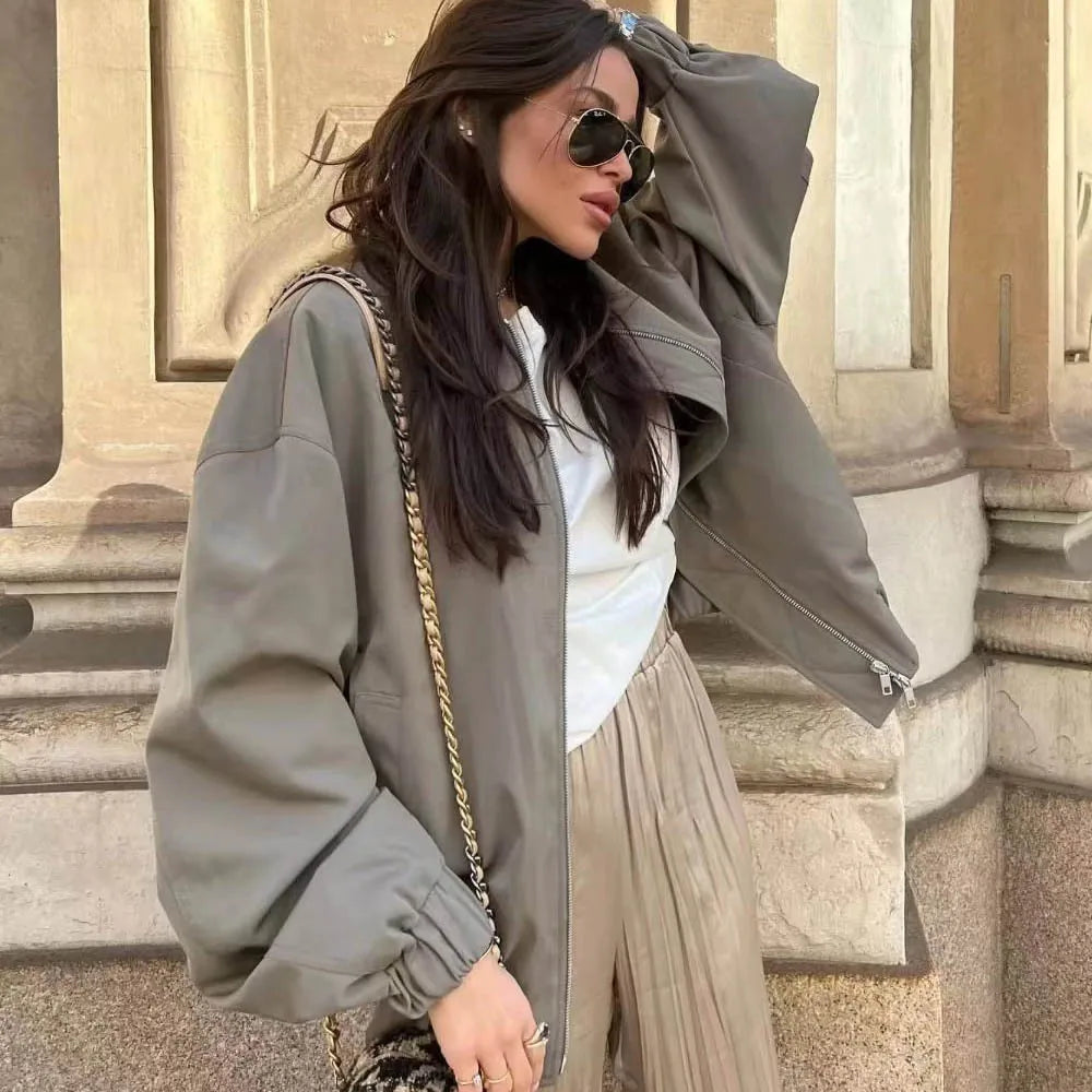 Casual Streetwear Bomberjacke Jacke JLR Design