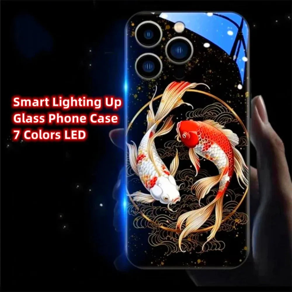 chinese-koi-fish-led-hulle-fur-iphone-131415pluspromax-phone-case-jlr-design-41449 - JLR Design