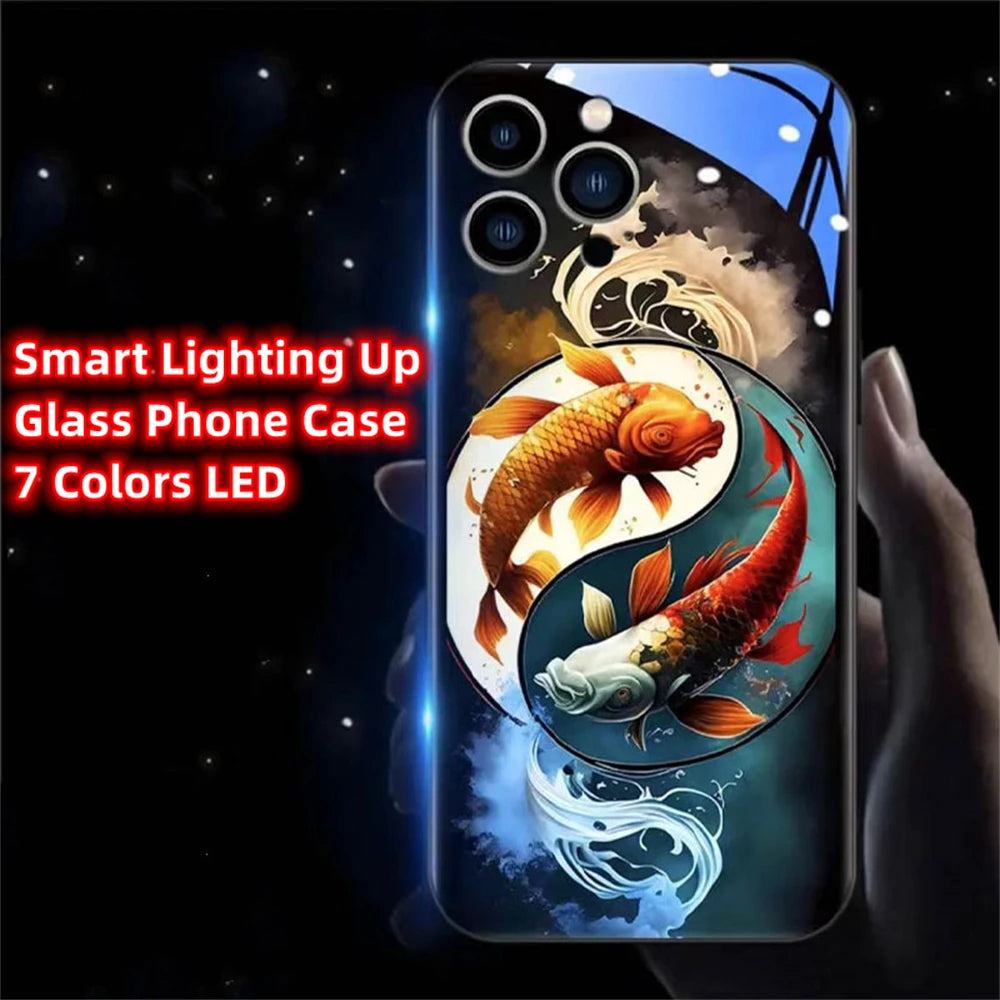 Chinese Koi Fish LED Hülle für Iphone 13/14/15/Plus/Pro/Max Phone Case 39.99 JLR Design