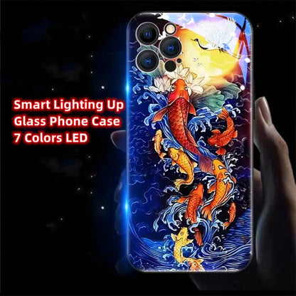 Chinese Koi Fish LED Hülle für Iphone 13/14/15/Plus/Pro/Max Phone Case 39.99 JLR Design