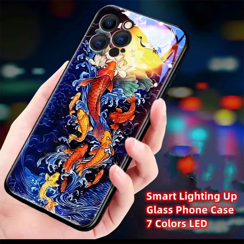 Chinese Koi Fish LED Hülle für Iphone 13/14/15/Plus/Pro/Max Phone Case 39.99 JLR Design