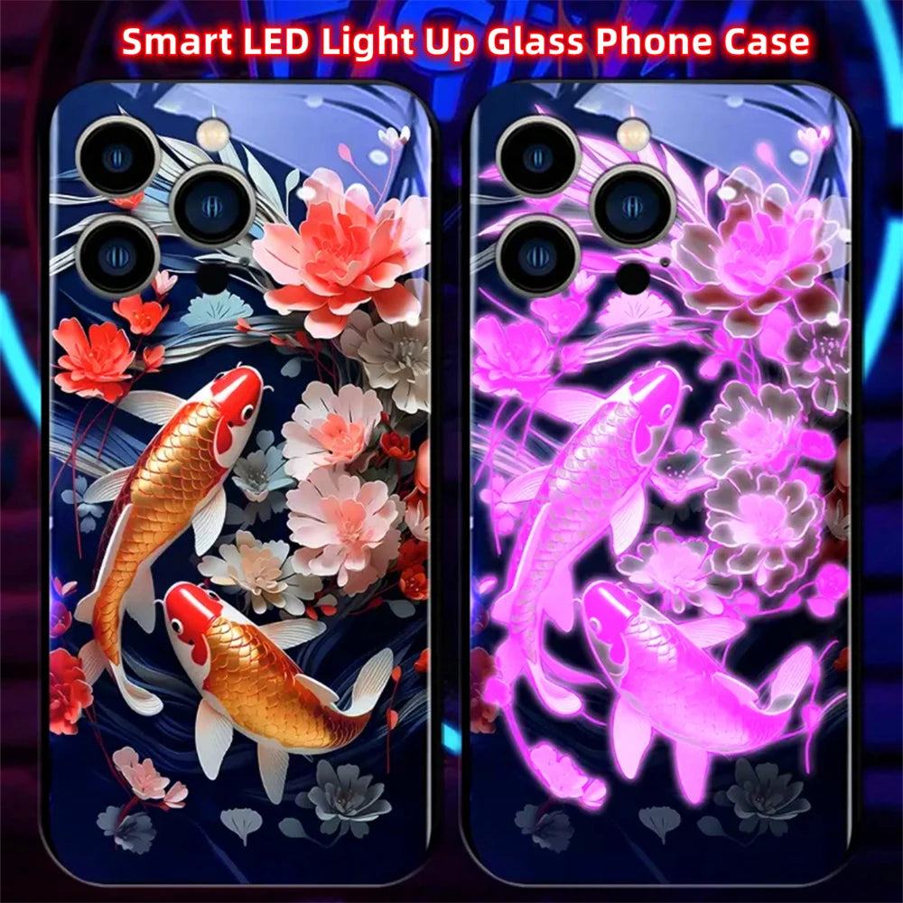 Chinese Koi Fish LED Hülle für Iphone 13/14/15/Plus/Pro/Max Phone Case 39.99 JLR Design