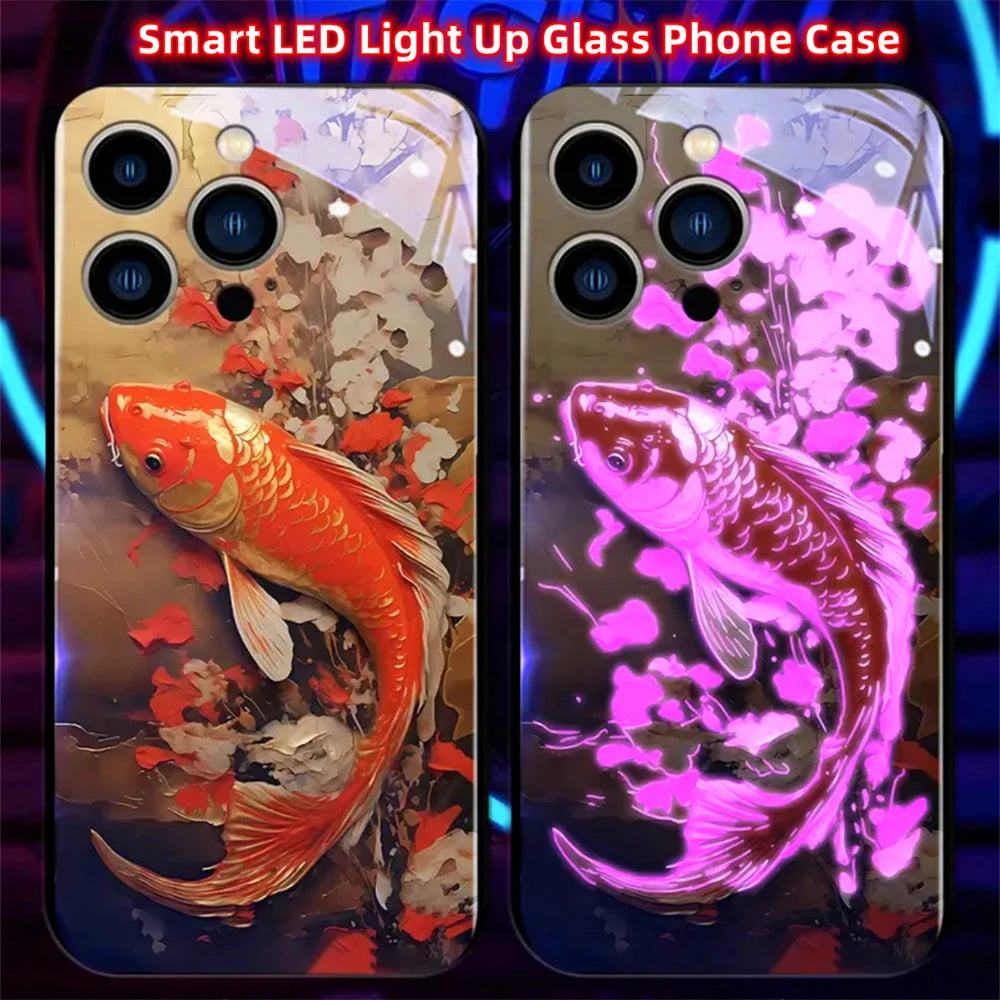 Chinese Koi Fish LED Hülle für Iphone 13/14/15/Plus/Pro/Max Phone Case 39.99 JLR Design