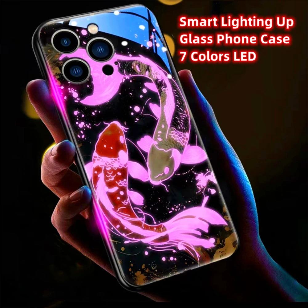 Chinese Koi Fish LED Hülle für Iphone 13/14/15/Plus/Pro/Max Phone Case 39.99 JLR Design