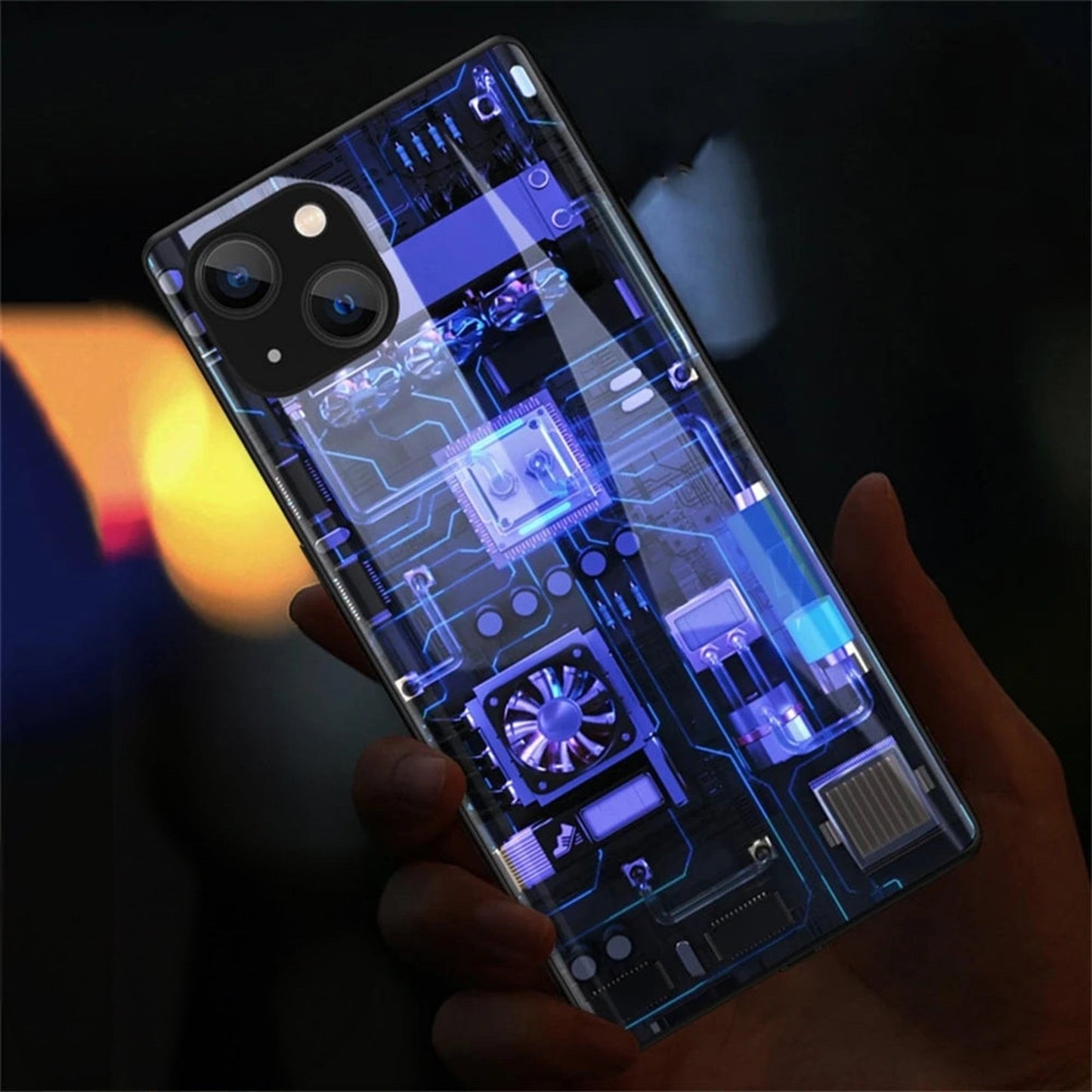 Circuit Board LED Hülle für Iphone 13/14/15/Plus/Pro/Max Phone Case 37.99 Board, Case, Circuit, Hülle, iPhone, LED JLR Design