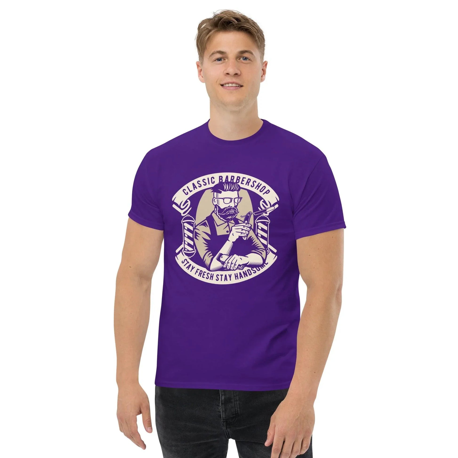 classic-barbershop-herren-t-shirt-t-shirt-jlr-design-10 - JLR Design