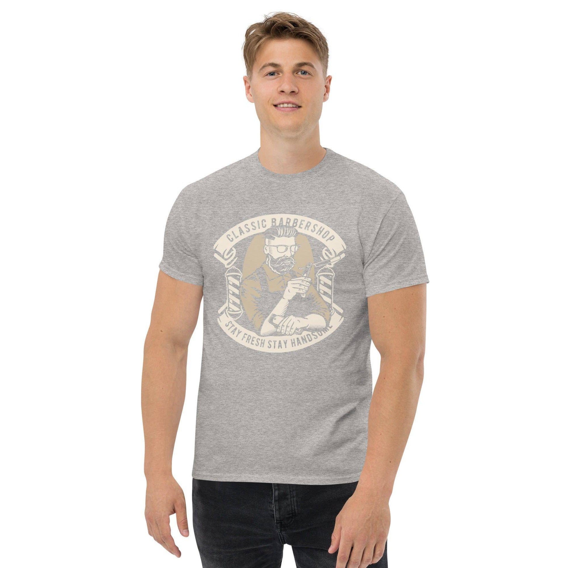 classic-barbershop-herren-t-shirt-t-shirt-jlr-design-14430 - JLR Design