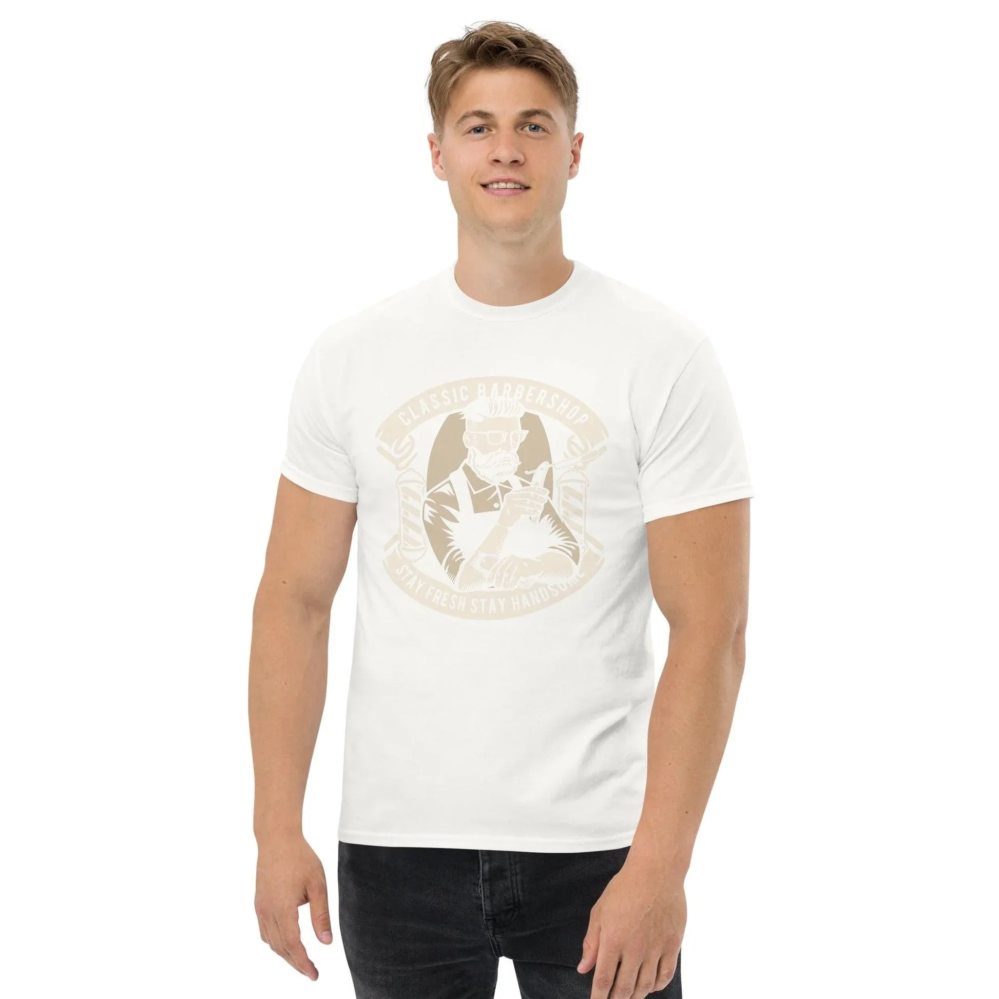 classic-barbershop-herren-t-shirt-t-shirt-jlr-design-80537 - JLR Design