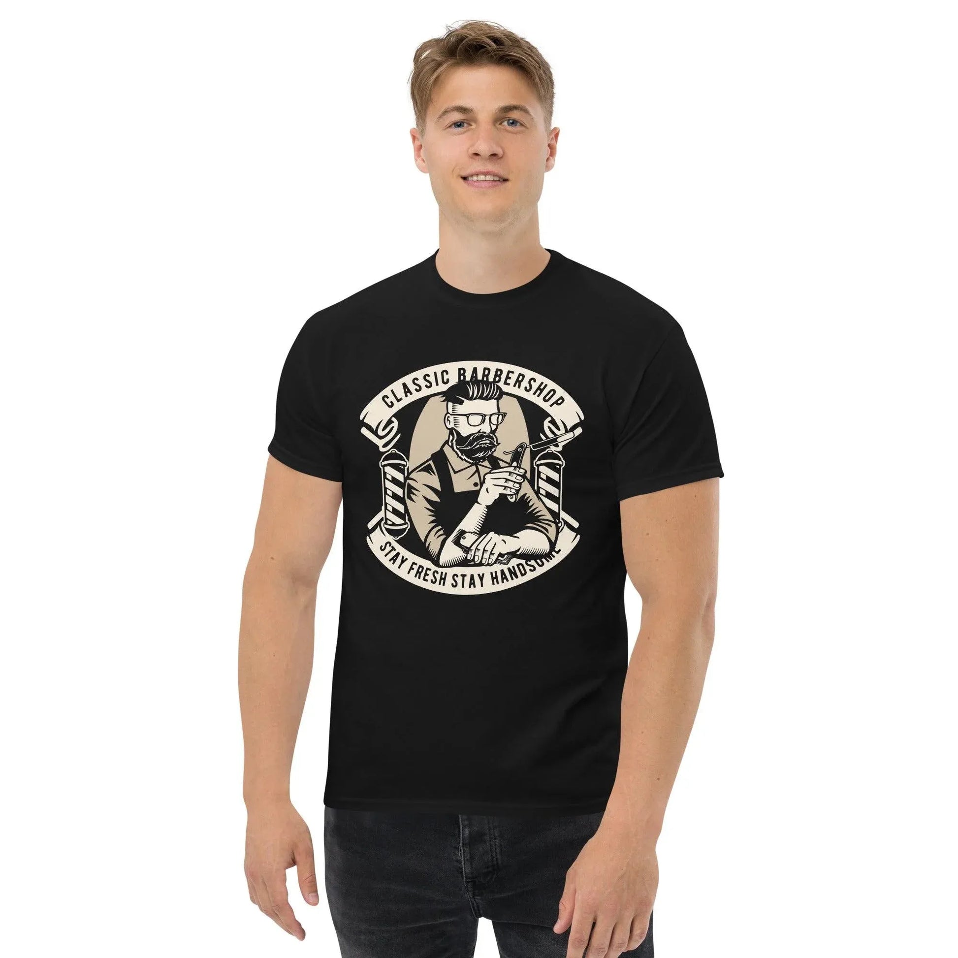 classic-barbershop-herren-t-shirt-t-shirt-jlr-design-4 - JLR Design