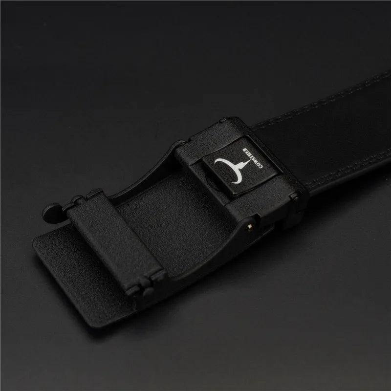 classic-black-ledergurtel-mit-ratschenschnalle-gurtel-jlr-design-60089 - JLR Design
