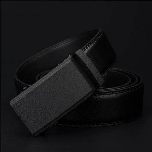 Classic Black Ledergürtel mit Ratschenschnalle -- Classic Black Ledergürtel mit Ratschenschnalle - undefined Gürtel | JLR Design