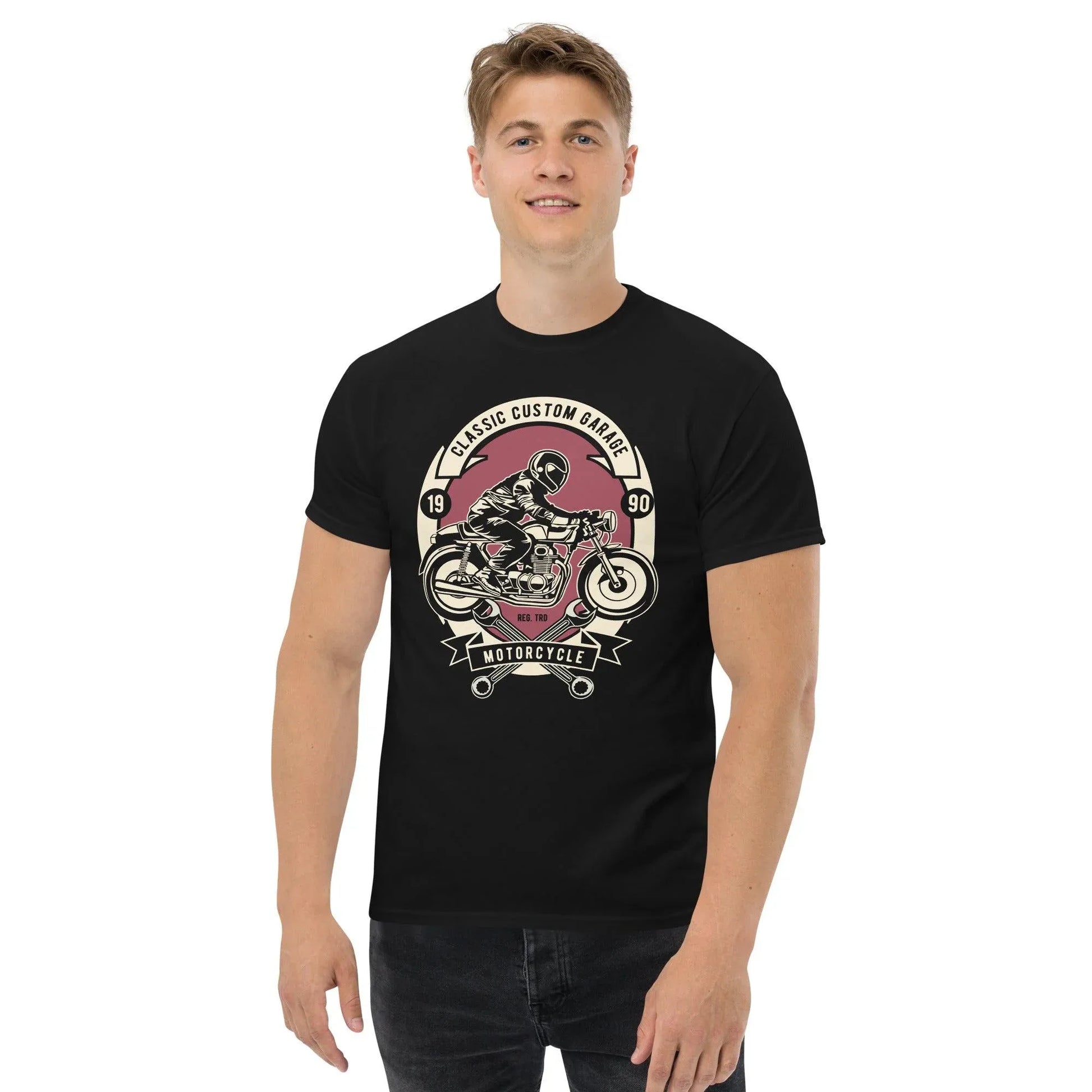 Classic Costum Garage Herren-T-Shirt T-Shirt JLR Design