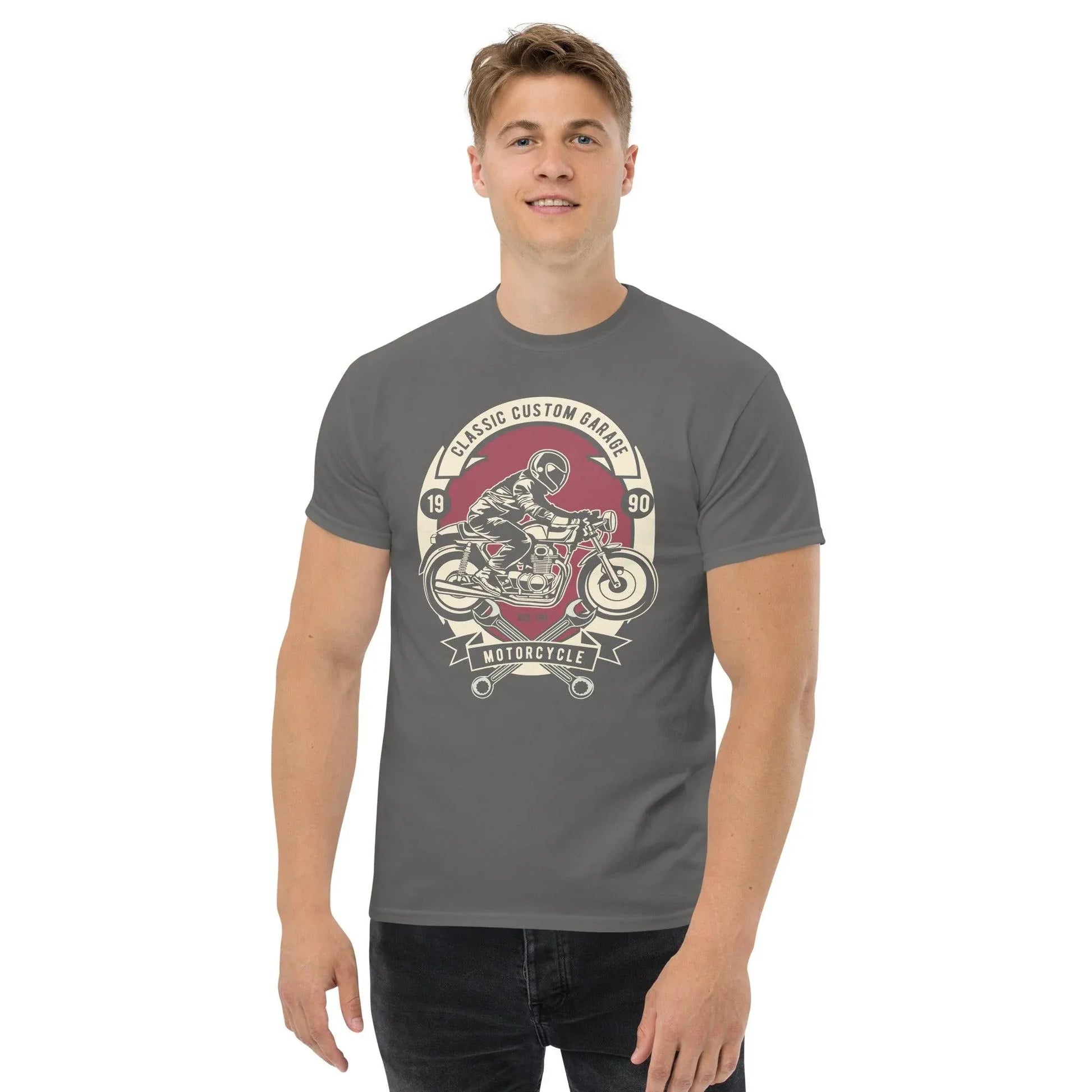 Classic Costum Garage Herren-T-Shirt T-Shirt JLR Design