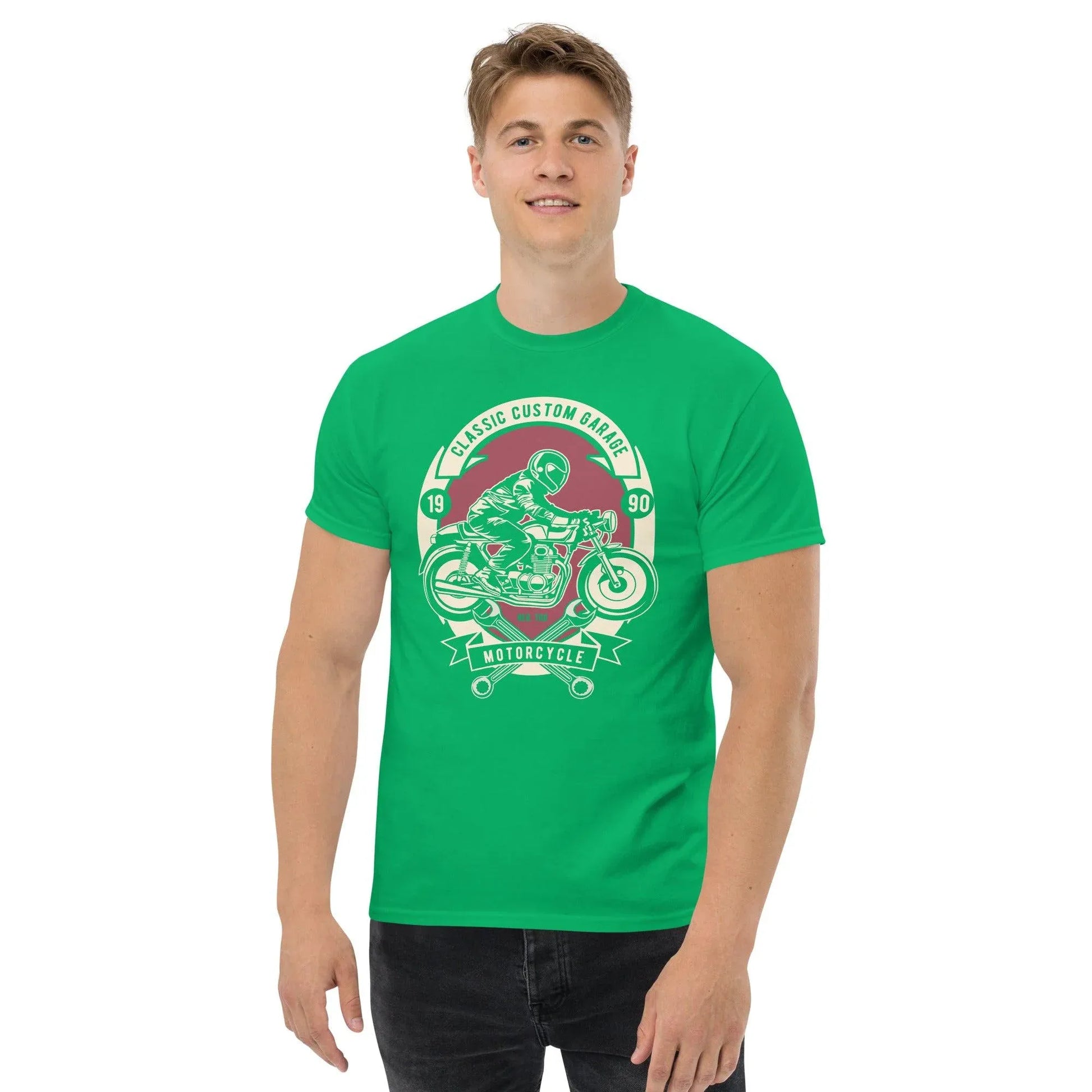 Classic Costum Garage Herren-T-Shirt T-Shirt JLR Design