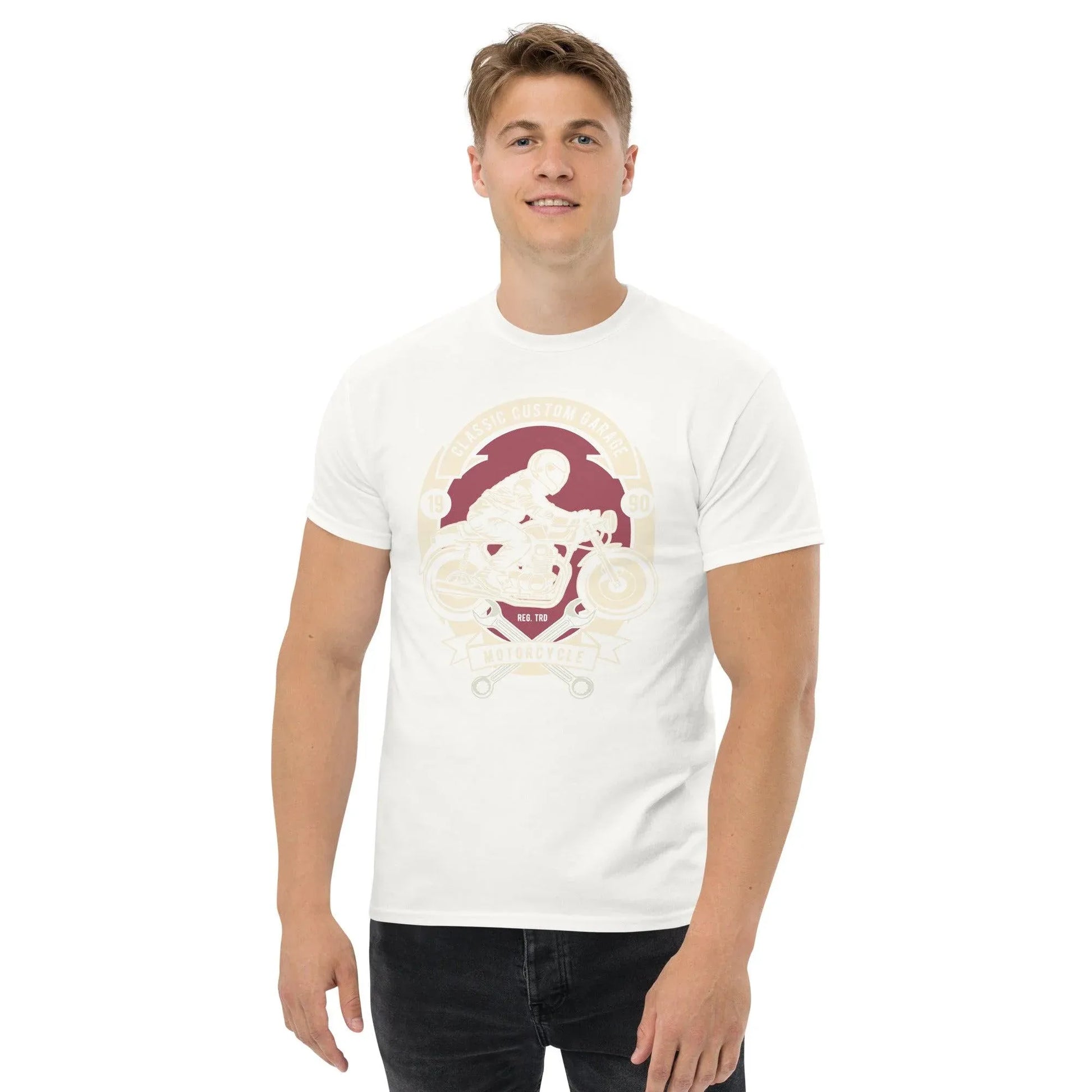 Classic Costum Garage Herren-T-Shirt T-Shirt JLR Design