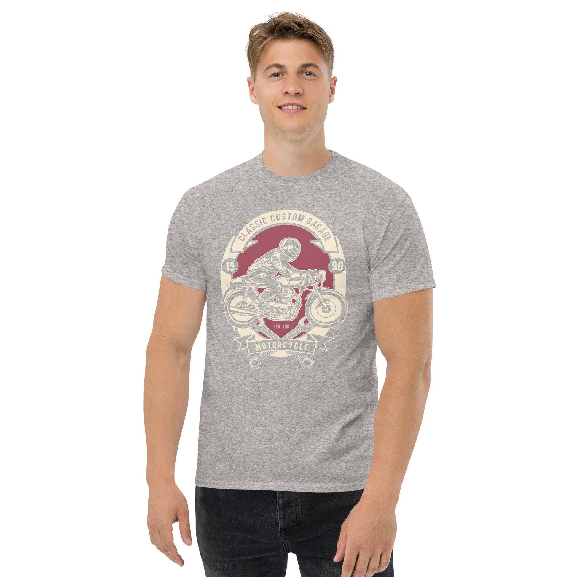 Classic Costum Garage Herren-T-Shirt T-Shirt JLR Design