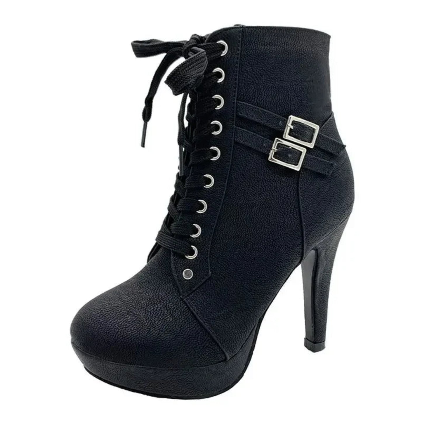 Classic-Lace Ankle Boots – Elegant und Bequem High Heels JLR Design