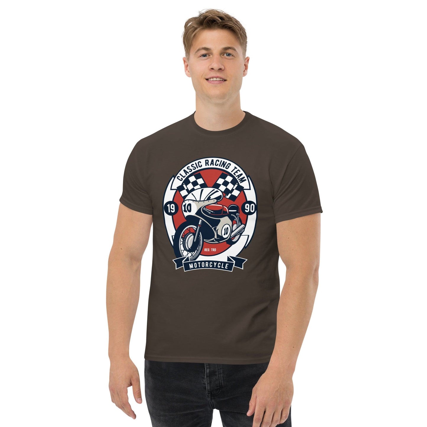 Classic Racing Team Motorcycle Herren-T-Shirt T-Shirt 29.99 Classic, Herren, Motorcycle, Racing, T-Shirt, Team JLR Design