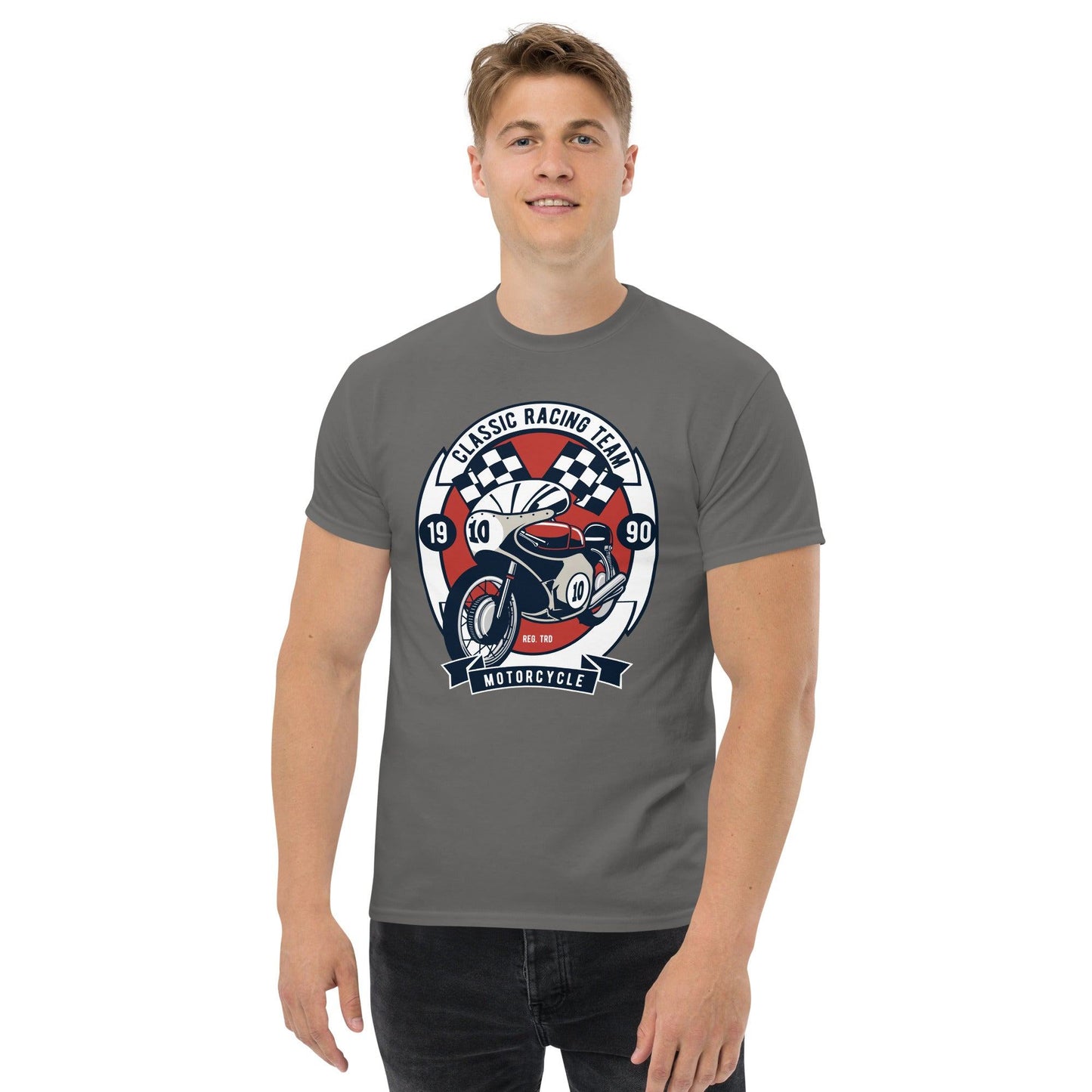 Classic Racing Team Motorcycle Herren-T-Shirt T-Shirt 29.99 Classic, Herren, Motorcycle, Racing, T-Shirt, Team JLR Design