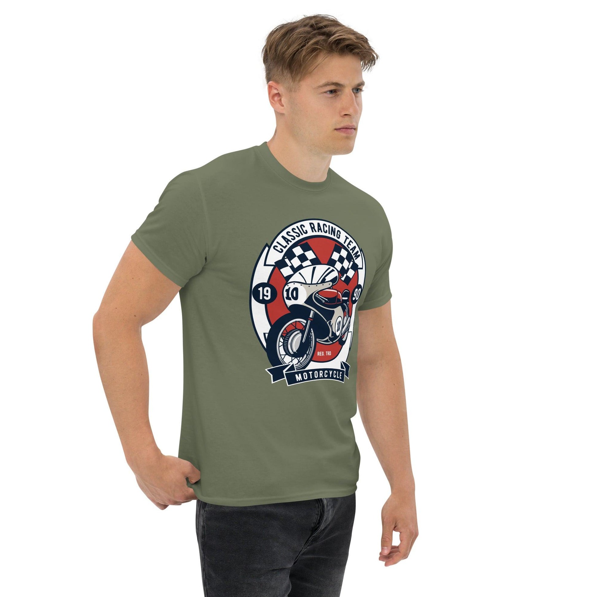 Classic Racing Team Motorcycle Herren-T-Shirt T-Shirt 29.99 Classic, Herren, Motorcycle, Racing, T-Shirt, Team JLR Design