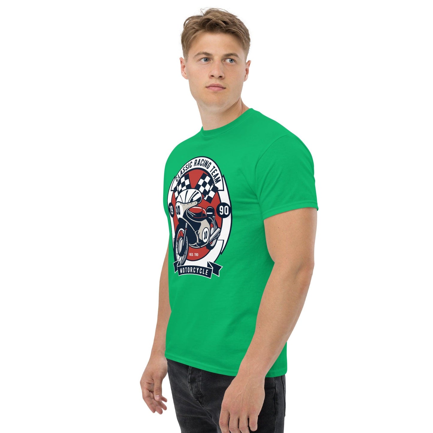 Classic Racing Team Motorcycle Herren-T-Shirt T-Shirt 29.99 Classic, Herren, Motorcycle, Racing, T-Shirt, Team JLR Design