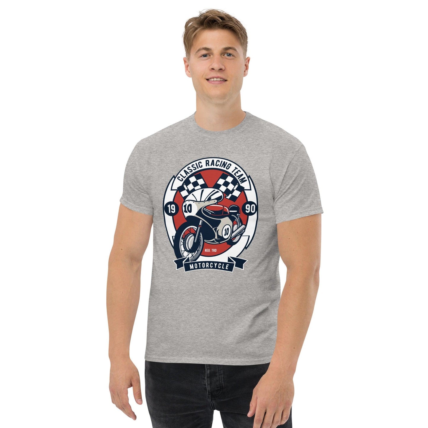 Classic Racing Team Motorcycle Herren-T-Shirt T-Shirt 29.99 Classic, Herren, Motorcycle, Racing, T-Shirt, Team JLR Design