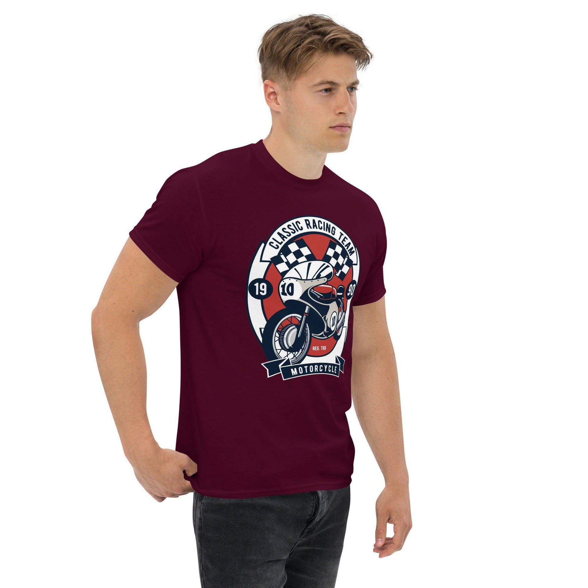 Classic Racing Team Motorcycle Herren-T-Shirt T-Shirt 29.99 Classic, Herren, Motorcycle, Racing, T-Shirt, Team JLR Design