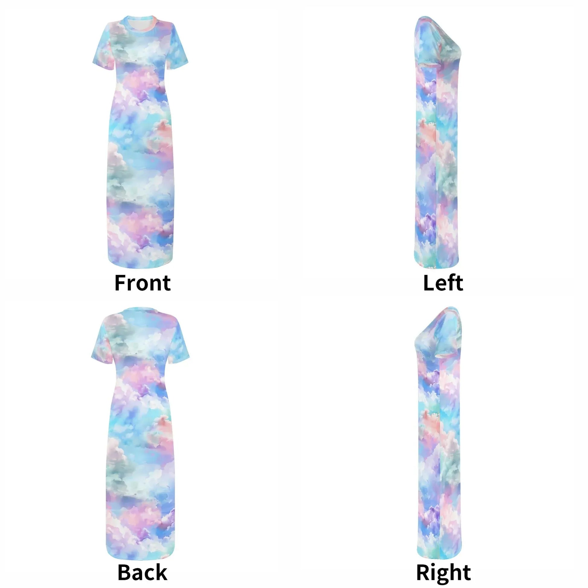 clouds-short-sleeve-long-dress-long-dress-jlr-design-72526 - JLR Design