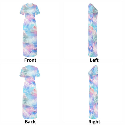 clouds-short-sleeve-long-dress-long-dress-jlr-design-72526 - JLR Design