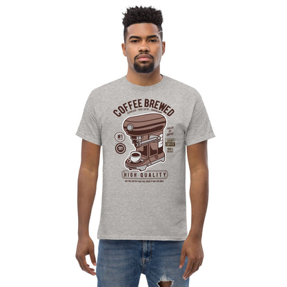 Coffee Brewed Herren-T-Shirt T-Shirt 29.99 Brewed, Coffee, Herren, T-Shirt JLR Design