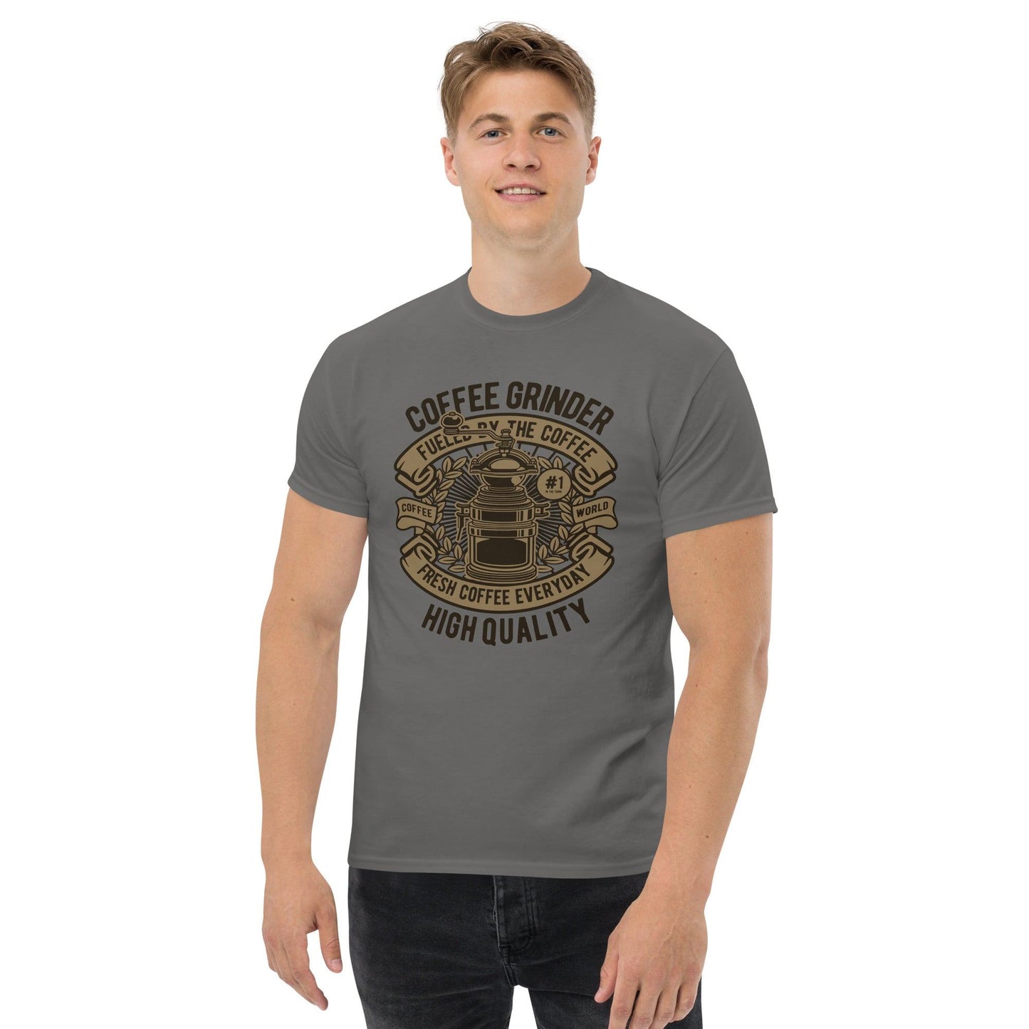 Coffee Grinder Herren-T-Shirt T-Shirt 29.99 Coffee, Grinder, Herren, T-Shirt JLR Design