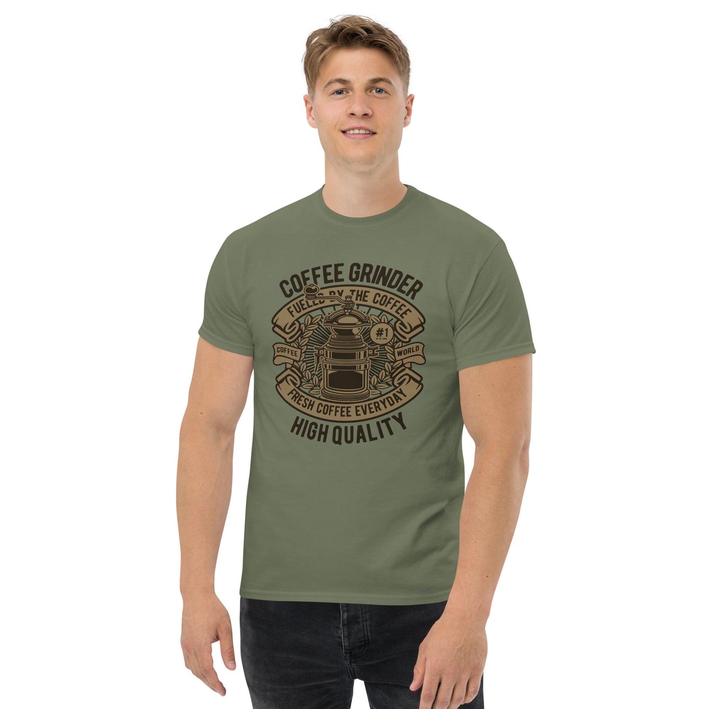 Coffee Grinder Herren-T-Shirt T-Shirt 29.99 Coffee, Grinder, Herren, T-Shirt JLR Design