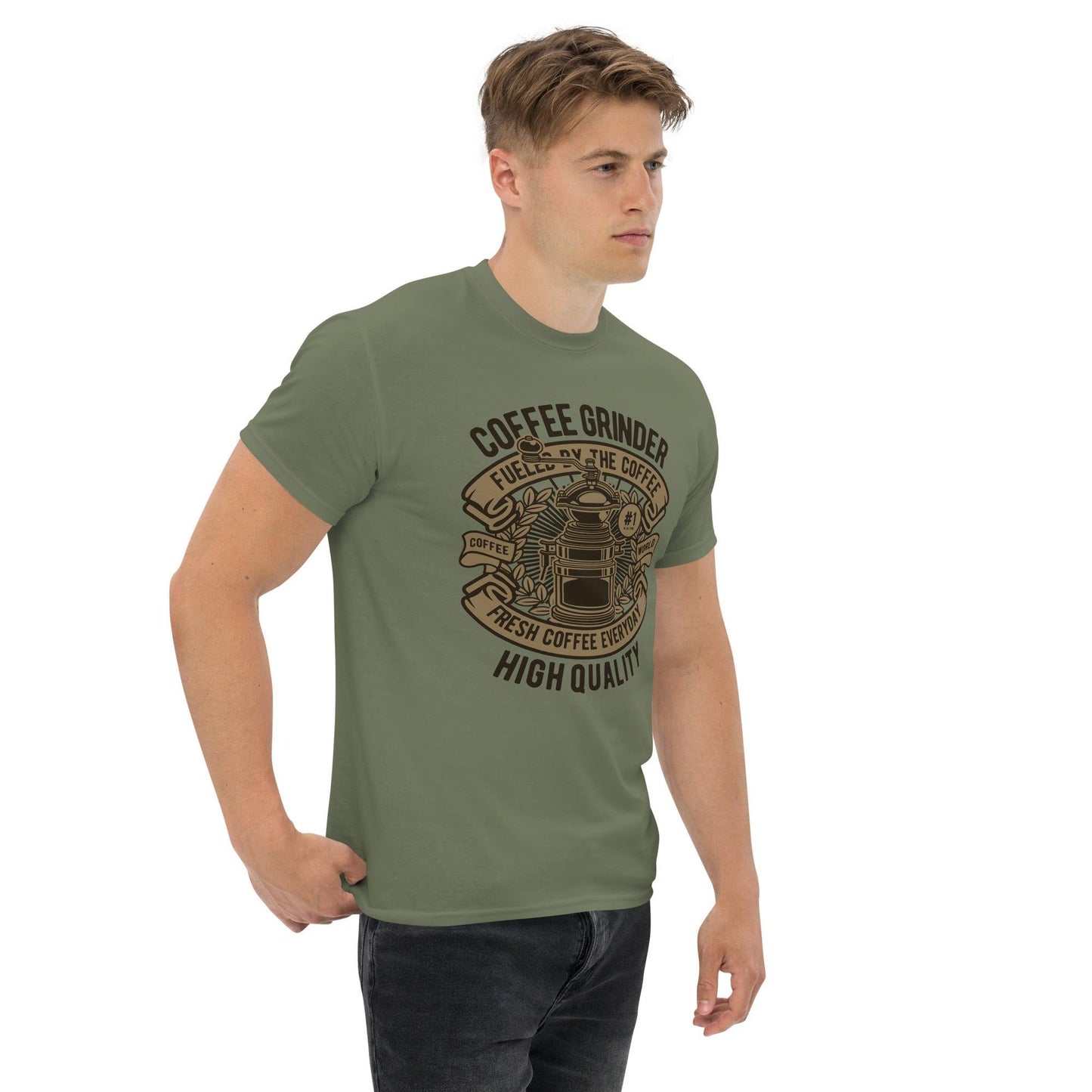 Coffee Grinder Herren-T-Shirt T-Shirt 29.99 Coffee, Grinder, Herren, T-Shirt JLR Design