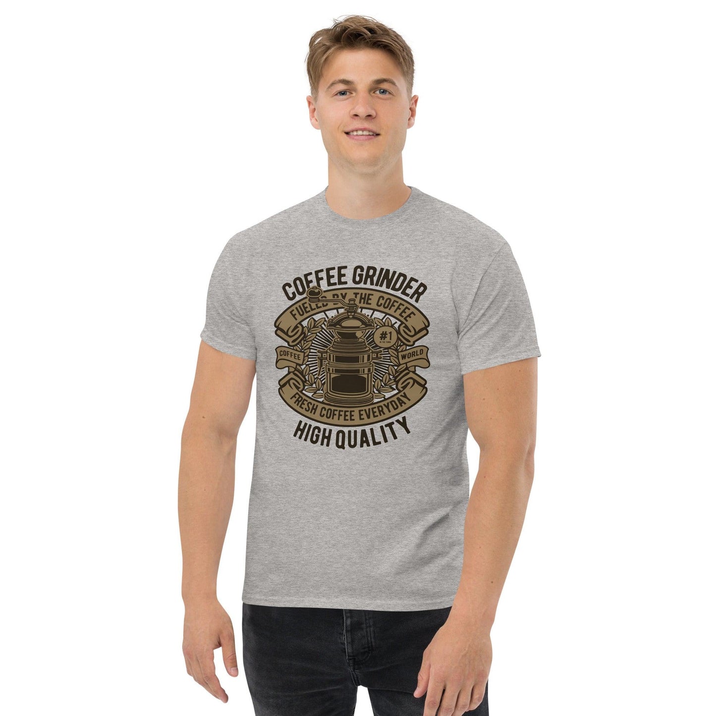 Coffee Grinder Herren-T-Shirt T-Shirt 29.99 Coffee, Grinder, Herren, T-Shirt JLR Design