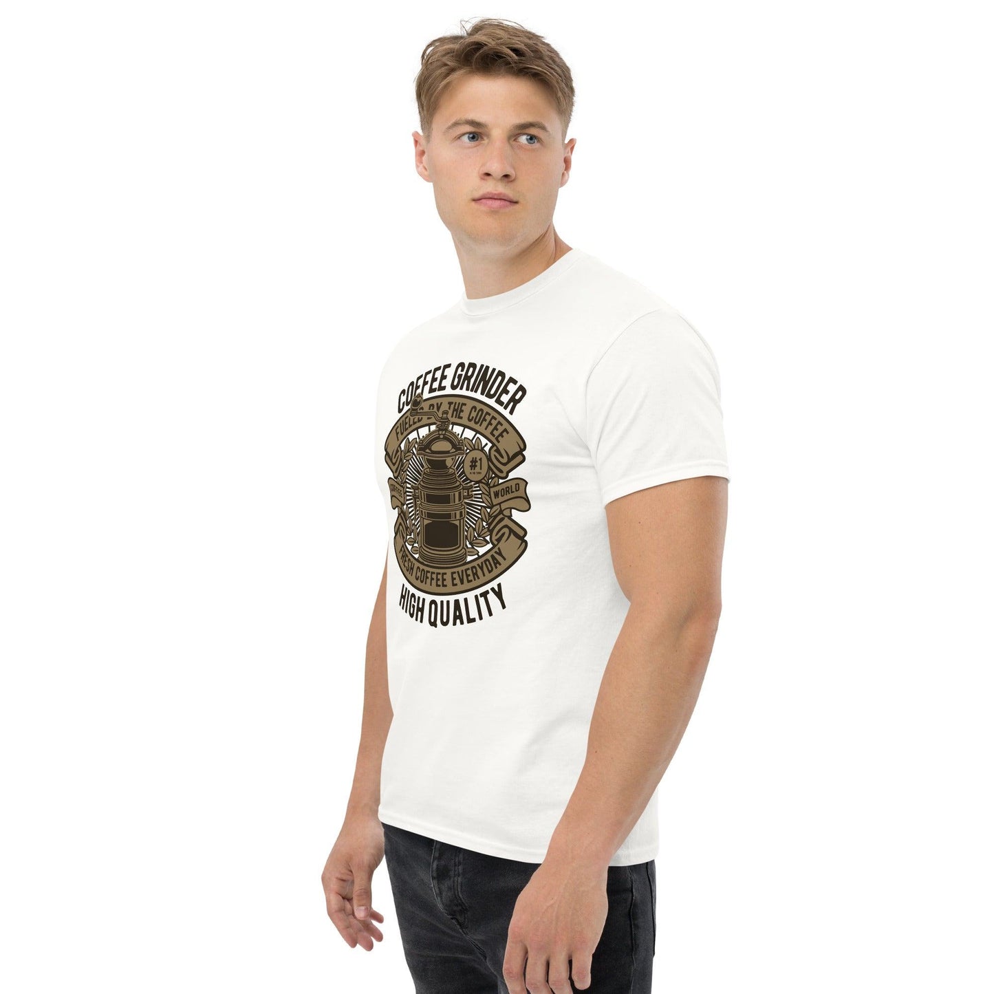 Coffee Grinder Herren-T-Shirt T-Shirt 29.99 Coffee, Grinder, Herren, T-Shirt JLR Design