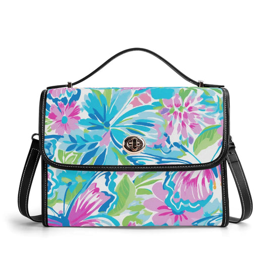 Colorful Butterfly v2 Satchel Bag Umhängetasche Umhängetasche JLR Design