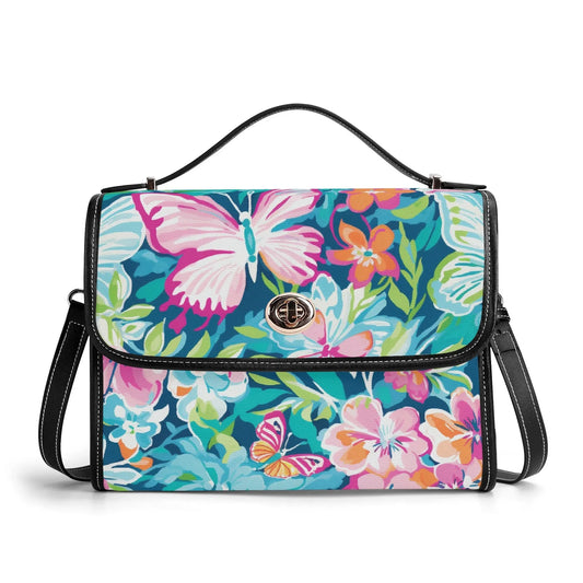 Colorful Butterfly v4 Satchel Bag Umhängetasche Umhängetasche JLR Design