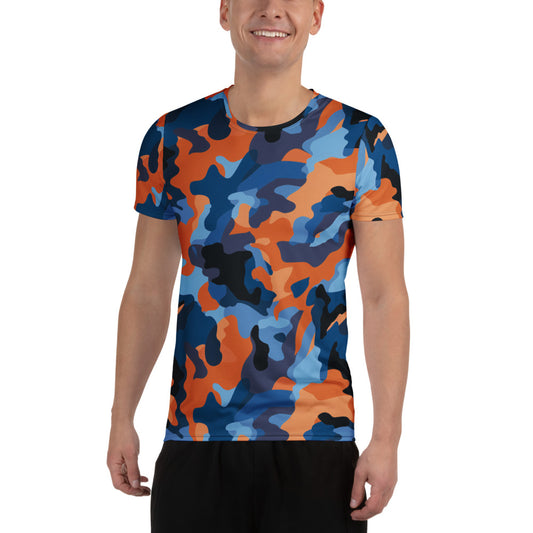Colorful Camouflage v1 Sport-T-Shirt für Herren Sport T-Shirt JLR Design