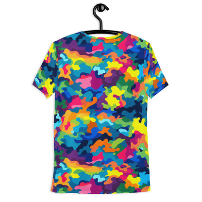 Colorful Camouflage v2 Sport-T-Shirt für Herren Sport T-Shirt JLR Design