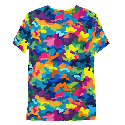 Colorful Camouflage v2 Sport-T-Shirt für Herren Sport T-Shirt JLR Design