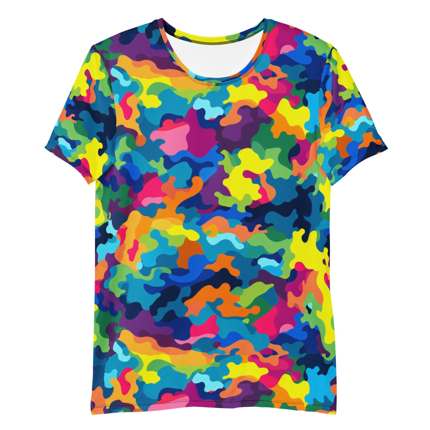 Colorful Camouflage v2 Sport-T-Shirt für Herren Sport T-Shirt JLR Design