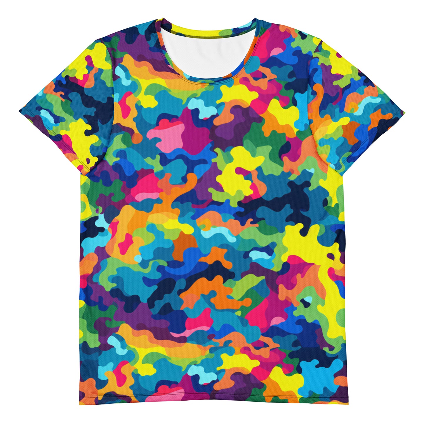 Colorful Camouflage v2 Sport-T-Shirt für Herren Sport T-Shirt JLR Design