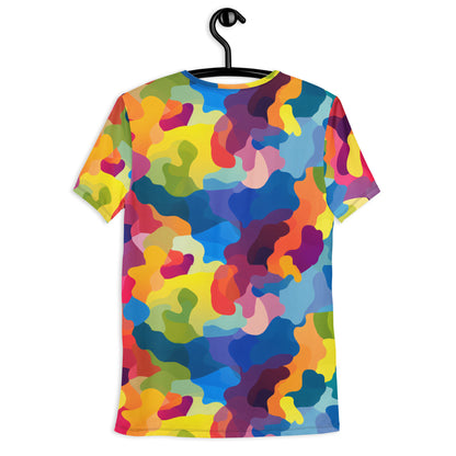 Colorful Camouflage v3 Sport-T-Shirt für Herren Sport T-Shirt JLR Design
