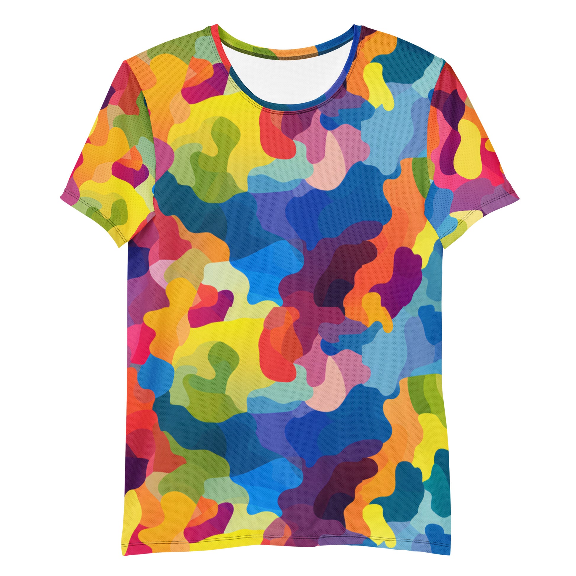 Colorful Camouflage v3 Sport-T-Shirt für Herren Sport T-Shirt JLR Design