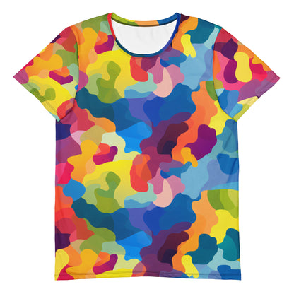 Colorful Camouflage v3 Sport-T-Shirt für Herren Sport T-Shirt JLR Design