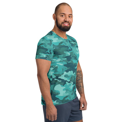 Colorful Camouflage v4 Sport-T-Shirt für Herren Sport T-Shirt JLR Design