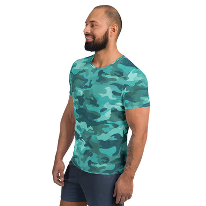 Colorful Camouflage v4 Sport-T-Shirt für Herren Sport T-Shirt JLR Design