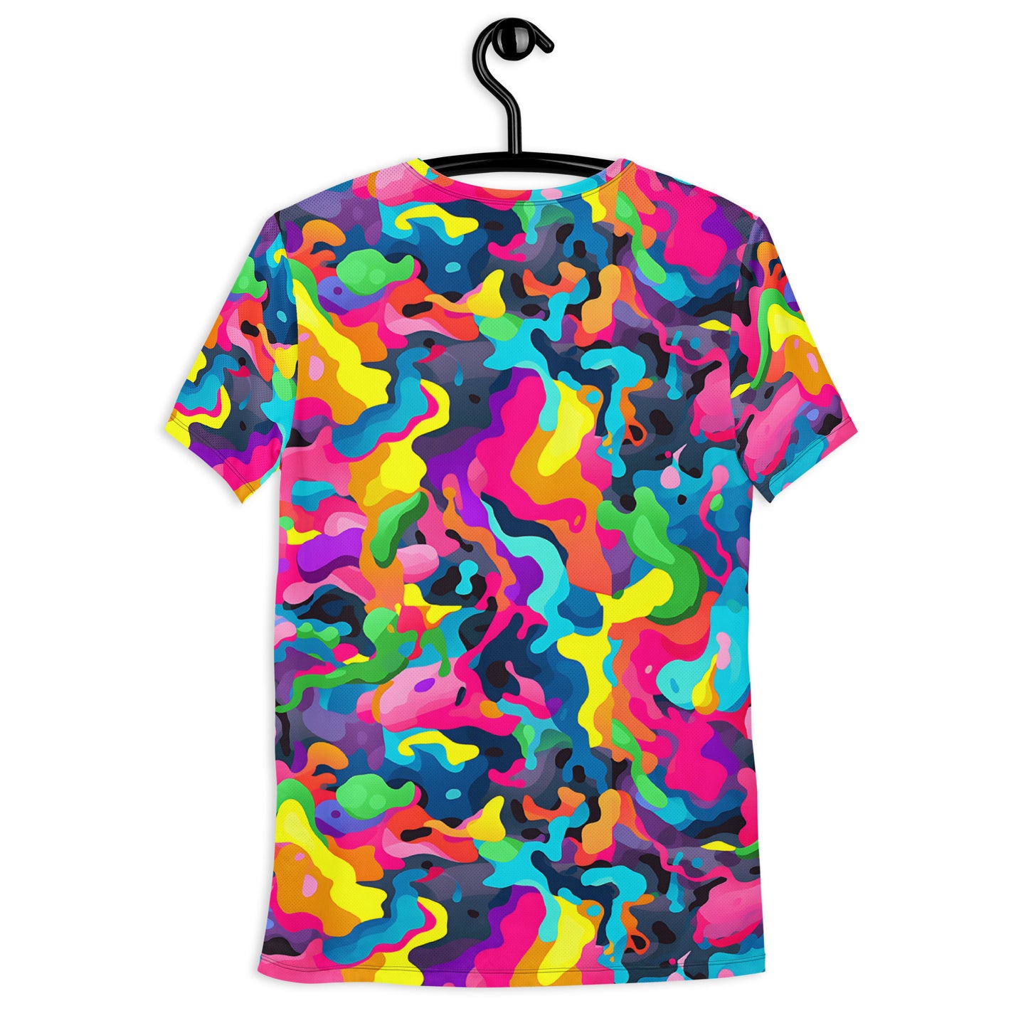 Colorful Camouflage v5 Sport-T-Shirt für Herren Sport T-Shirt JLR Design