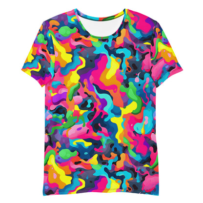 Colorful Camouflage v5 Sport-T-Shirt für Herren Sport T-Shirt JLR Design