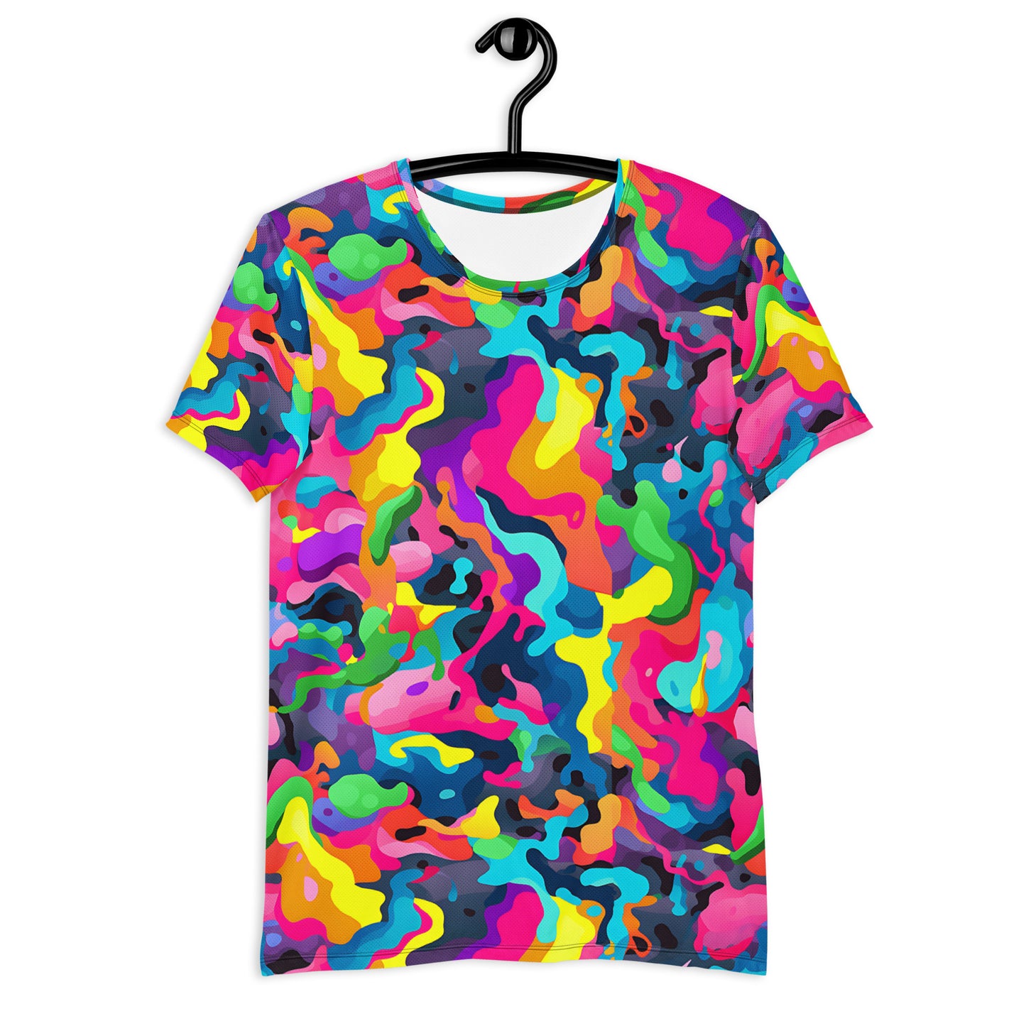 Colorful Camouflage v5 Sport-T-Shirt für Herren Sport T-Shirt JLR Design